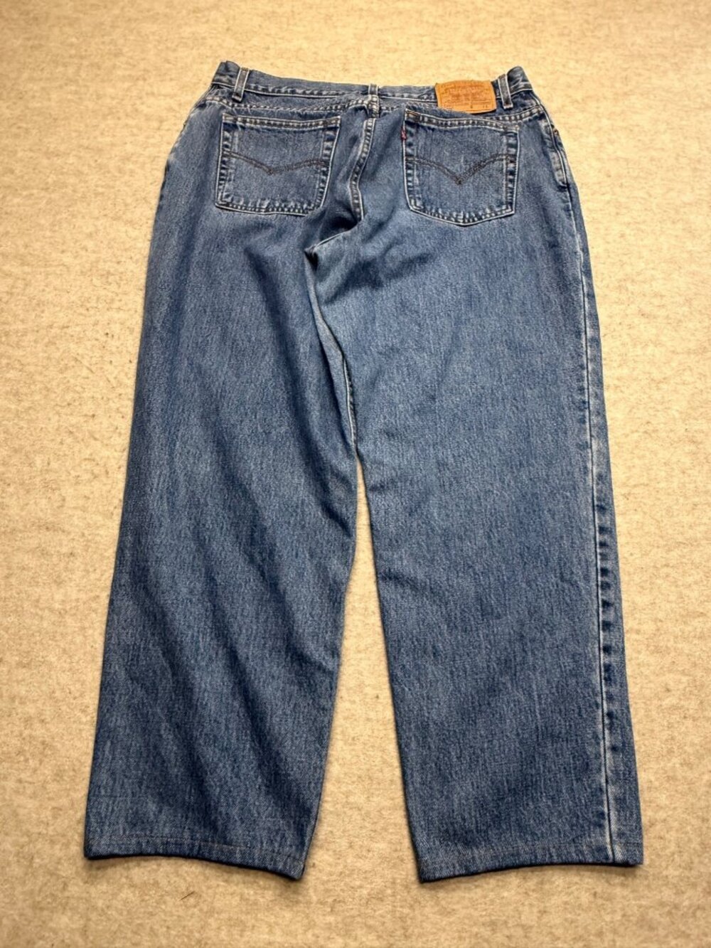 Vintage 90's Levi's 550 Relaxed Fit Tapered Leg Women's Denim Jeans Size 18 - Picture 6 of 10